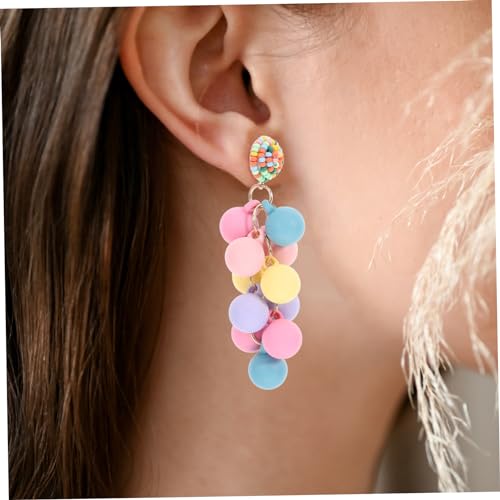 FOMIYES Traumhafte Trauben Ohrringe Damen Hängend Leicht Elegant Resin Schmuck Für Alltag und Festliche Anlässe von FOMIYES