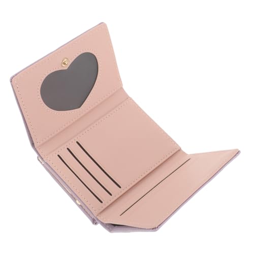 FOMIYES Trifold Geldbörse Damen Faltbare PU Geldtasche mit Münzfach Kreatives Design für Einfachen Zugriff Praktische Geldbörse von FOMIYES