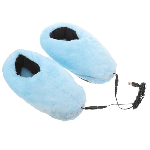 FOMIYES USB Elektrische Heizschuhe Fußwärmer Hausschuhe mit Weichem Plüsch Futter Tragbare Beheizbare Pantoffeln für Damen und Herren Sicherer Wärmeschutz Überhitzung für Kalte Wintertage FOMIYES USB Elektrische Heizschuhe Fußwärmer Hausschuhe mit Weichem Plüsch Futter Tragbare Beheizbare Pantoffeln für Damen und Herren Sicherer Wärmeschutz Überhitzung für Kalte Wintertage von FOMIYES