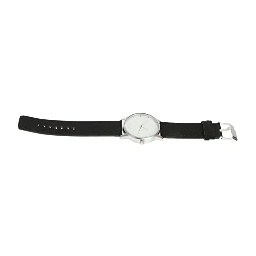 FOMIYES Unisex Armbanduhr mit Minimalistischer Gestaltung Quarzwerk Strapazierfähigem Lederband für Schule Besondere Anlässe Geschenkidee für Damen Herren von FOMIYES