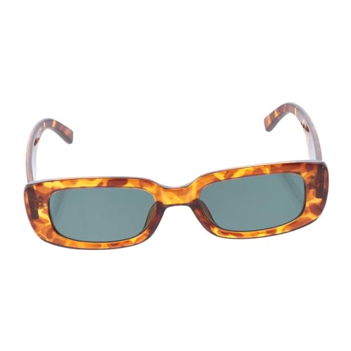 FOMIYES Unisex Sonnenbrille mit Quadratischem Leopardenrahmen Ergonomische Bügel Modisches Design Komfortable Nasenpads Langlebiges Material für Damen und Herren von FOMIYES