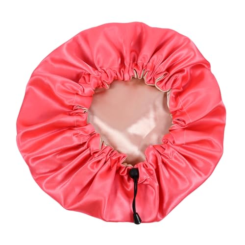 FOMIYES Doppellagige Schlafmütze – Satin-haarausfallkappe Für Damen Und Herren Verstellbares Kopftuch Für Friseursalon von FOMIYES