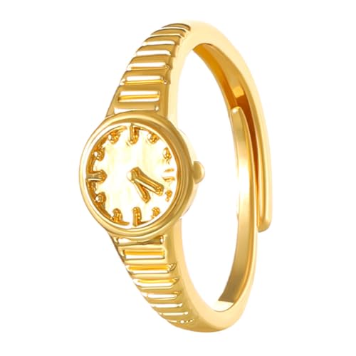 FOMIYES Verstellbarer Damenring aus Leichter Schmuck Eleganter Fingerring für Alltag Geburtstage Hochzeiten für Freundin Modisches Accessoire von FOMIYES