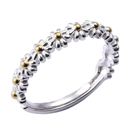 FOMIYES Verstellbarer Damenring mit Zierlicher Blüte Süßer Modeschmuck Verarbeitung Einstellbar Design für Alltag und Party FOMIYES Verstellbarer Damenring mit Zierlicher Blüte Süßer Modeschmuck Verarbeitung Einstellbar Design für Alltag und Party von FOMIYES