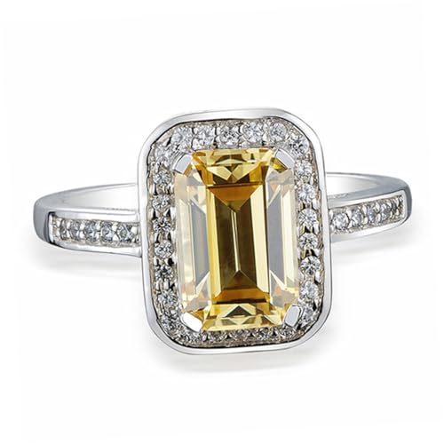 FOMIYES Versetzbarer Strassring Für Frauen Offener Silberring Verlobungsring Party-accessoire Passt Jeden Kleidungsstil Für Besondere Anlässe Und Alltag von FOMIYES