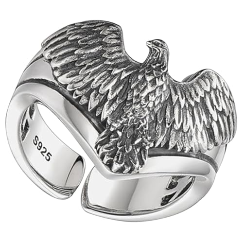 FOMIYES Verstellbarer Vintage Vogel Ring Damen Modeschmuck Finger Schmuck Hip Hop Stil Metallring für Frauen Alltag Party FOMIYES Verstellbarer Vintage Vogel Ring Damen Modeschmuck Finger Schmuck Hip Hop Stil Metallring für Frauen Alltag Party von FOMIYES