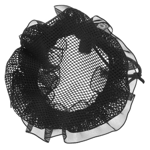 FOMIYES Verstellbares Haarnetz mit Kordelzug für Ballett Dutt Elastisches Dutt Haarschmuck für Tanz Mittlere mit Spitzenrand Geeignet für Mädchen Bequemer bei Aufführungen und Events von FOMIYES