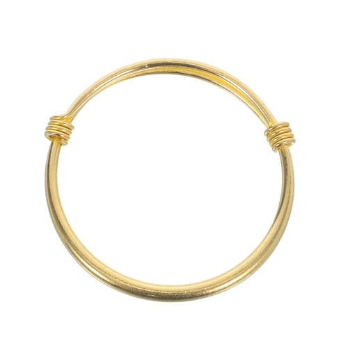 FOMIYES Verstellbares Kupferarmband Schmuck Push pull Offener Bangle Goldfarben Einstellbar Modisch Für Alltag Und Geschenk von FOMIYES