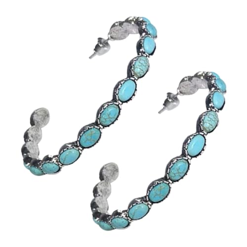 FOMIYES Vintage Creolen Ohrringe Damen Große Metall Creolen Statement Schmuck Boho Stil Elegant Für Alltag Und Festliche Anlässe Geschenkidee von FOMIYES