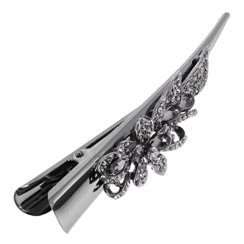 FOMIYES Vintage Großer Metallener Haarschmuck mit Funkelnden Strasssteinen Dekorative Haarspange für Damen Eleganter Clip für Partys und Alltag Robust und Formbeständig von FOMIYES