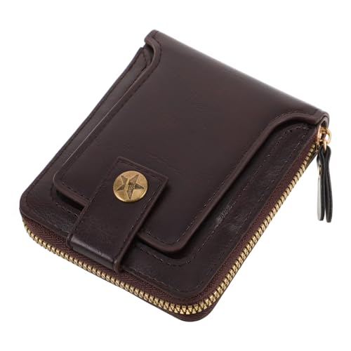 FOMIYES Reißverschlussherren-Geldbeutel Kompakt Und Multifunktional Mit Reißverschlussfach Kartenetui Für Herren Für Reisen Und Täglichen Gebrauch Schlanke Aufbewahrungslösung von FOMIYES