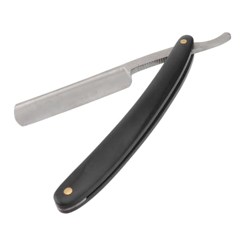 FOMIYES Vintage Herren Rasiermesser mit Dünner Klinge Manuelle Bartpflege Sicherer Nassrasierer für Präzises Rasieren Komfortables Haarschneide Bartshaving tool für Klassische Handrasur von FOMIYES