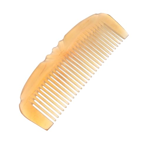 FOMIYES Vintage Hornkamm für Haare mit Natürlicher Massagefunktion Handgefertigter Antistatik Kamm für Damen und Herren Langlebiger Breitzinkiger Haarkamm mit Einzigartigem Retro Design FOMIYES Vintage Hornkamm für Haare mit Natürlicher Massagefunktion Handgefertigter Antistatik Kamm für Damen und Herren Langlebiger Breitzinkiger Haarkamm mit Einzigartigem Retro Design von FOMIYES