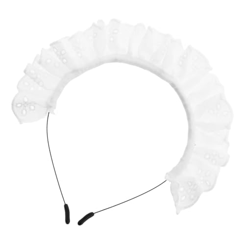 FOMIYES Japanisches Dienstmädchen-stirnband Lolita-kopfstück Spitze Kopfbedeckung Haarschmuck Cosplay-zubehör von FOMIYES