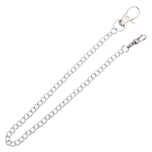 FOMIYES Vintage Metall Taschenuhrkette aus Robustem Metall Dekorative Hosenkette für Jeans Langlebige Uhrenkette mit Karabinerverschluss Stilvolle Kleidungskette als Accessoire für Herren von FOMIYES