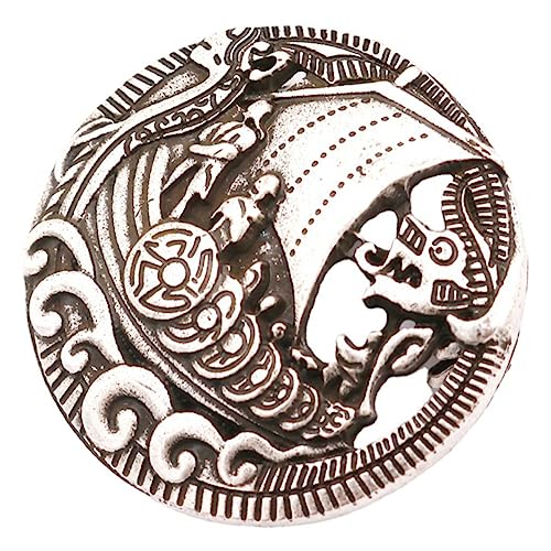 FOMIYES Wikingerboot Brosche Pin Dekorative Retro Metall Sicherheitsnadel Für Frauen Antik Silber Schals Kleider Zubehör Für Damen von FOMIYES