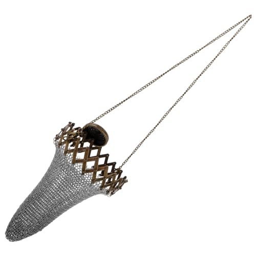 FOMIYES Vintage Münzbox mit Drehbarem Deckel Robuste Mesh Aufbewahrung Stilvolle Antike Münztasche für Sammler für Historischer Accessoires von FOMIYES