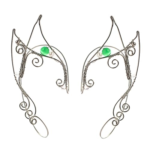 FOMIYES Feen Ohrringe Ohrmanschetten Für Frauen Ohne Piercing Elfenohren Ohrringe Als Kostüm Requisite Für Hochzeit Halloween Weihnachten von FOMIYES