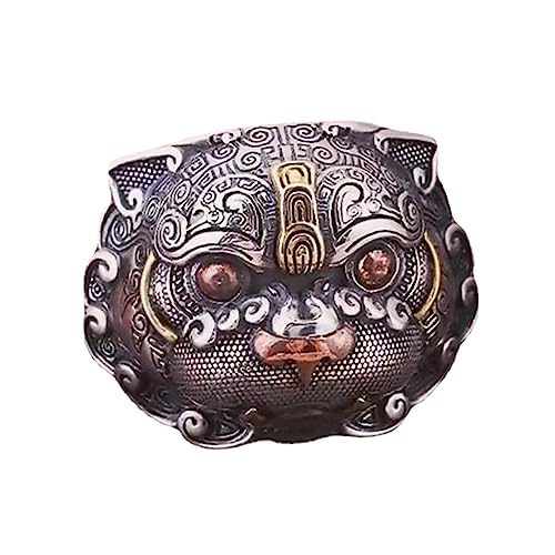 FOMIYES Vintage Pi Ring Kupfer Ethnischer Ring für Damen Herren Glücksbringer für Reichtum Gesundheit Einfaches an Ablegen Stilvolles Accessoire von FOMIYES