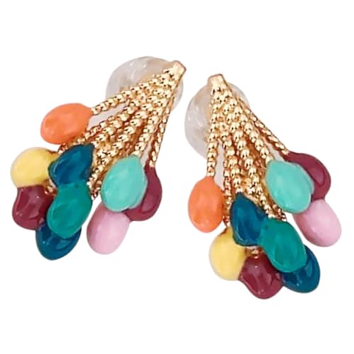 FOMIYES Vintage Statement Ohrringe Ballon Design Baumelnde Ohrringe Damen Modisch Leicht Elegant Ästhetische Ohrhänger für Frauen Alltag und Fest von FOMIYES