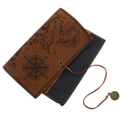 FOMIYES Federmäppchen Aus Kunstleder Mit Großem Fassungsvermögen Vintage-schatzkarten-Design Organizer-Tasche Für Reiseutensilien Und Schreibwaren von FOMIYES