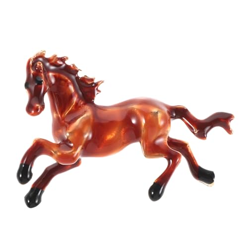 FOMIYES Vintage Stil Tierbrosche Pferd aus Zinklegierung Leicht und Robust Künstlerisches Pferdemotiv als Modischer Schmuck für Damen Geeignet für Schals Kleidung Jacken und Anlässe von FOMIYES