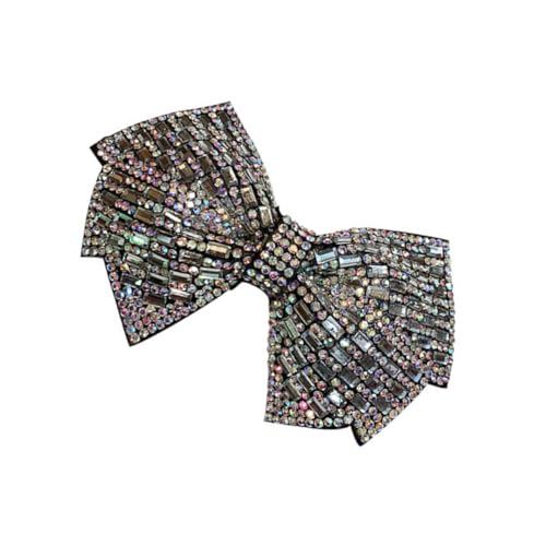 FOMIYES Vintage Strass haarspange Bowknot Barrette mit Federverschluss Eleganter Haarschmuck für Damen Langlebige Haarklammer für Festliche Anlässe und Alltag von FOMIYES