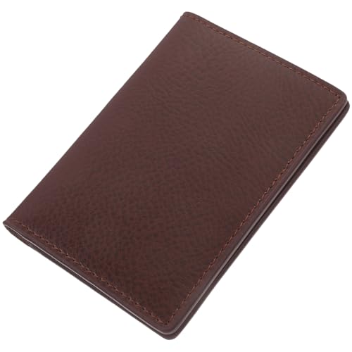 FOMIYES Visitenkarten Organizer Doppelseitig Aus Kunstleder Mit Taschen Als Kartenhalter Tragbar Für Reise Und Geschäftskartenbehälter Kartenetui Kartenhülle Kartenhalter von FOMIYES