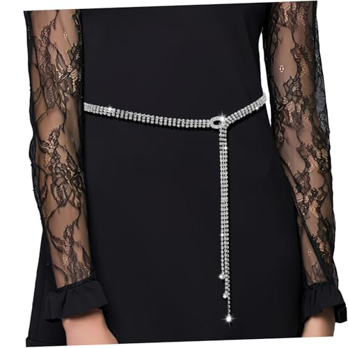 FOMIYES Rhinestone Bauchketten-gürtel Für Glitzernde Kette Metall Accessoire Für Hochzeiten Partys Und Anlässe von FOMIYES