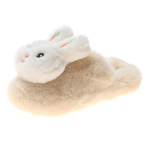 FOMIYES Warme Damen Hausschuhe Herbst Winter Cartoon Kaninchen Motiv Flauschige Baumwoll Hausschuhe Weiche Rutschfeste Pantoffeln für Zuhause Gemütlich und Komfortabel FOMIYES Warme Damen Hausschuhe Herbst Winter Cartoon Kaninchen Motiv Flauschige Baumwoll Hausschuhe Weiche Rutschfeste Pantoffeln für Zuhause Gemütlich und Komfortabel von FOMIYES
