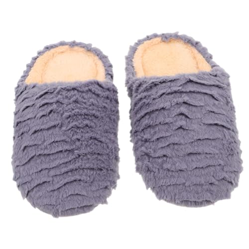 FOMIYES Hausschuhe Mit Weicher Sohle Für Zuhause Rutschfeste Hausschuhe Für Herren Und Damen Für Reise Und Hotel Für Winter Mit Geräuscharmem Design von FOMIYES