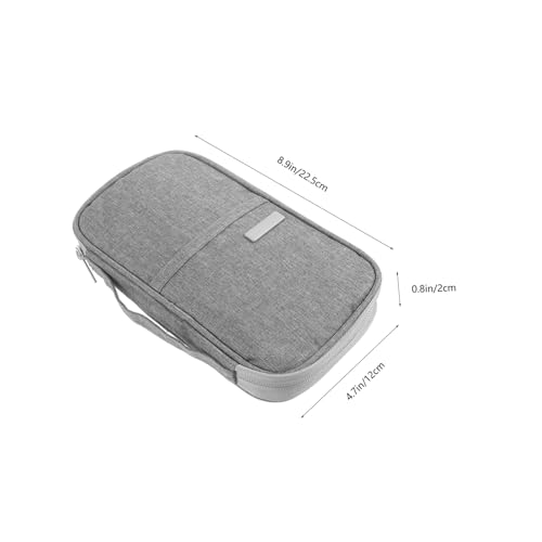 FOMIYES Wasserdichter Multifunktionaler Reise Dokumenten Organizer Passport Holder mit Kartenfächern Kompakte Passport Tasche für Damen und Herren Praktischer Schutz für Reisedokumente von FOMIYES