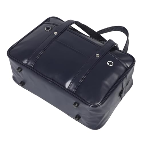 FOMIYES Wasserdichter PU Computer Messenger Bag Große Einzelschultertasche für Business und Uni Leichter Laptop Tasche mit Handgriff Komfortabel Tragbar Stoßfest und Wetterfest Unisex von FOMIYES
