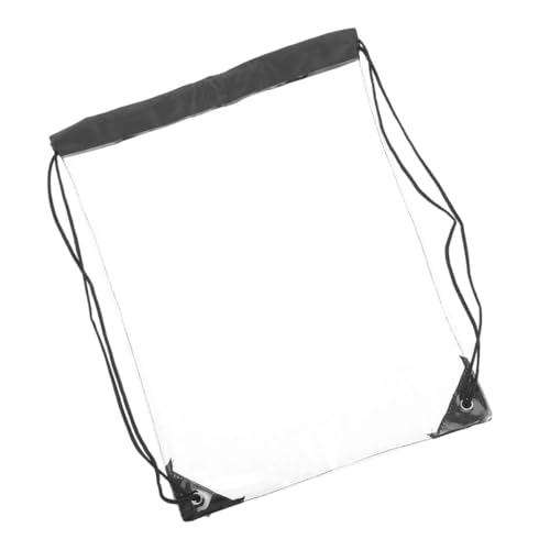 FOMIYES Wasserdichter Transparenter Kosmetikbeutel mit Zugband Praktischer Reise Organizer für Make up Leichter Kulturbeutel für Damen und Herren für Kabinengepäck und Outdoor Einsatz von FOMIYES