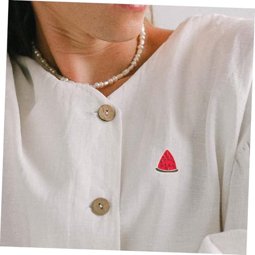 FOMIYES Wassermelonen Brosche Damen Kreative Fruchtform Anstecknadel Chic Für Jacken Schals Und Cardigans Für Partys Feierlichkeiten von FOMIYES