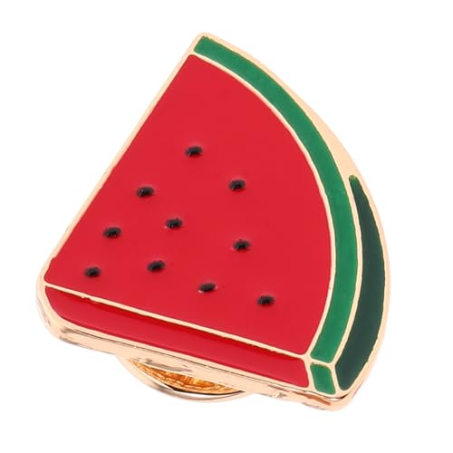 FOMIYES Wassermelonen Brosche Modische Anstecknadel für Kleidung Cartoon Früchte Schmuck Clip für Pullover Kleider Schals und Kragen Vielseitig Tragbar von FOMIYES