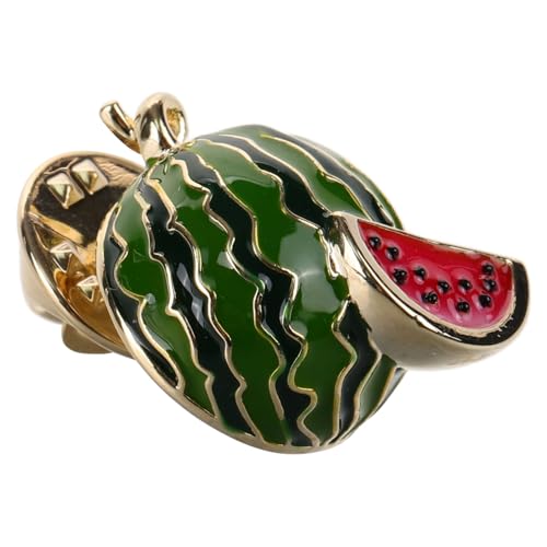 FOMIYES Wassermelonen Brosche Pin für Damen Modisches Accessoire für Kleidung Schals und Kleider Einfach Anzubringen Stabiler Halt für Formelle und Freizeitveranstaltungen von FOMIYES