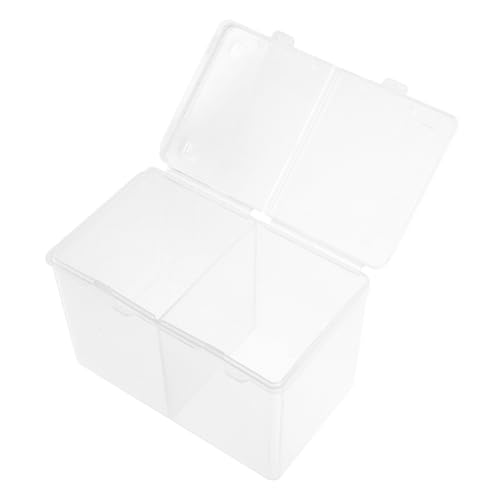 FOMIYES Wattepad-aufbewahrungsorganizer Mit Fächern Aus Robustem Kunststoff Für Kosmetikprodukte Tragbar Und Langlebig Zur Ordnung Und Einfachen Handhabung Ihrer Wattepads von FOMIYES