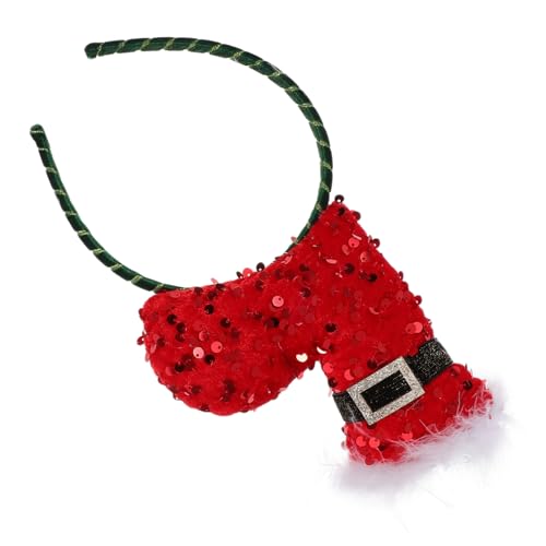 FOMIYES Weihnachts Stirnband mit Design Pailletten Lustiges Haaraccessoire für Frauen für Partys Feiern Fotoshootings von FOMIYES