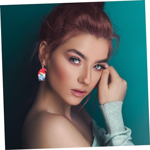 FOMIYES Weihnachtsmann Ohrringe Damen Hängend Leicht Santa Claus Schmuck Für Weihnachten Festliche Party von FOMIYES