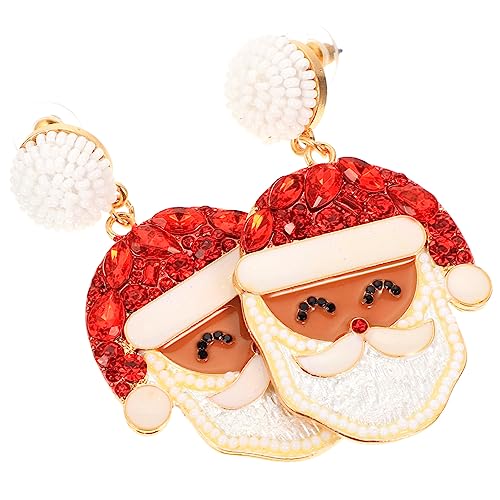 FOMIYES Weihnachtsmann Ohrringe für Frauen Leichte und Langlebige Weihnachtsaccessoires für Partys und Festliche Anlässe Einzigartiges Design für Weihnachten von FOMIYES