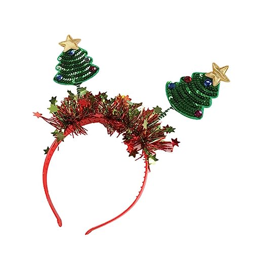 FOMIYES Weihnachtsstirnbänder Aus Hochwertigem Und Party-haarspange Für Erwachsene Und Junge Mädchen Weihnachtshaar-kopfschmuck Für Festivals Und Feiern von FOMIYES