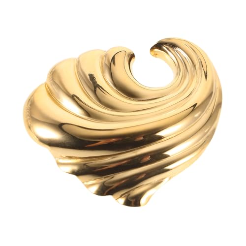 FOMIYES Wellenbrosche Aus Edelstahl Broschennadel Für Hut Und Schal Dekorativer Kleiderschmuck Anstecknadel Für Damen Einzigartige Taschenaccessoires von FOMIYES