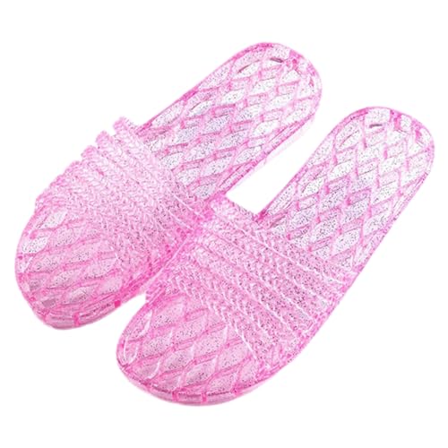 FOMIYES Wiederverwendbare PVC Gästeschuhe Damen Rutschfest Leichte Hotel Hausschuhe für Salon Reise Badezimmer von FOMIYES