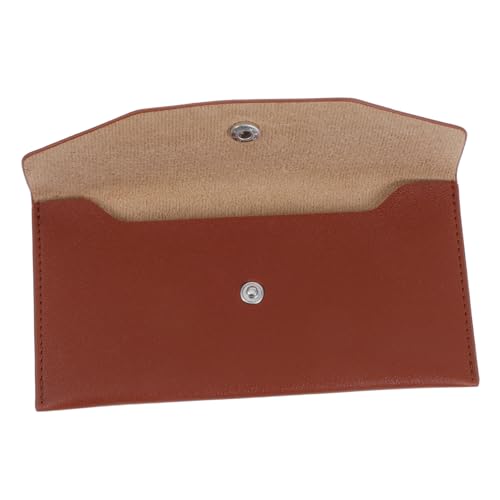 FOMIYES Wiederverwendbares Damen Portemonnaie aus PU Kompakt mit Knopfverschluss Multifunktionale Geldbörse für Bargeld Schecks Karten Minimalistisches Design für Alltag Reisen Hochzeiten von FOMIYES