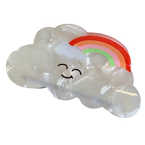 FOMIYES Cloud Haarspange Für Frauen Kreative -haarclip Dekorative Haarklammer Für Dutt Und Prinzessinnenfrisuren Regenbogenfarbe Für Bad Küche Und Alltag von FOMIYES