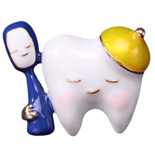 FOMIYES Zahnbrosche Emaille-anstecknadel Für Rucksäcke Kleidung Dekorative Brosche Pin Anstecknadeln Für Ästhetische Taschen Und Hüte von FOMIYES