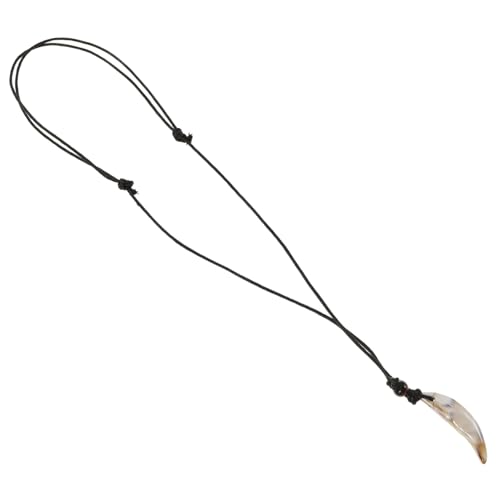 FOMIYES Zahnanhänger Aus Acryl Für Damen Zahnkette Für Herren Retro-halskette Mit Simuliertem Zahn Unisex-schmuckanhänger Für Männer Und Frauen Künstlicher Zahnschmuck Im Vintage-stil von FOMIYES