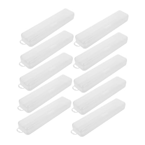 FOMIYES Zahnbürstenbox aus Teilig und Tragbar Schützende Aufbewahrung für Zahnbürsten und Besteck für Camping und Geschäftsreisen von FOMIYES