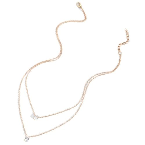 FOMIYES Zircon Anhänger Halskette Damen Wasserfall Design Leicht Elegant Schlüsselbein Schmuck FOMIYES Zircon Anhänger Halskette Damen Wasserfall Design Leicht Elegant Schlüsselbein Schmuck von FOMIYES